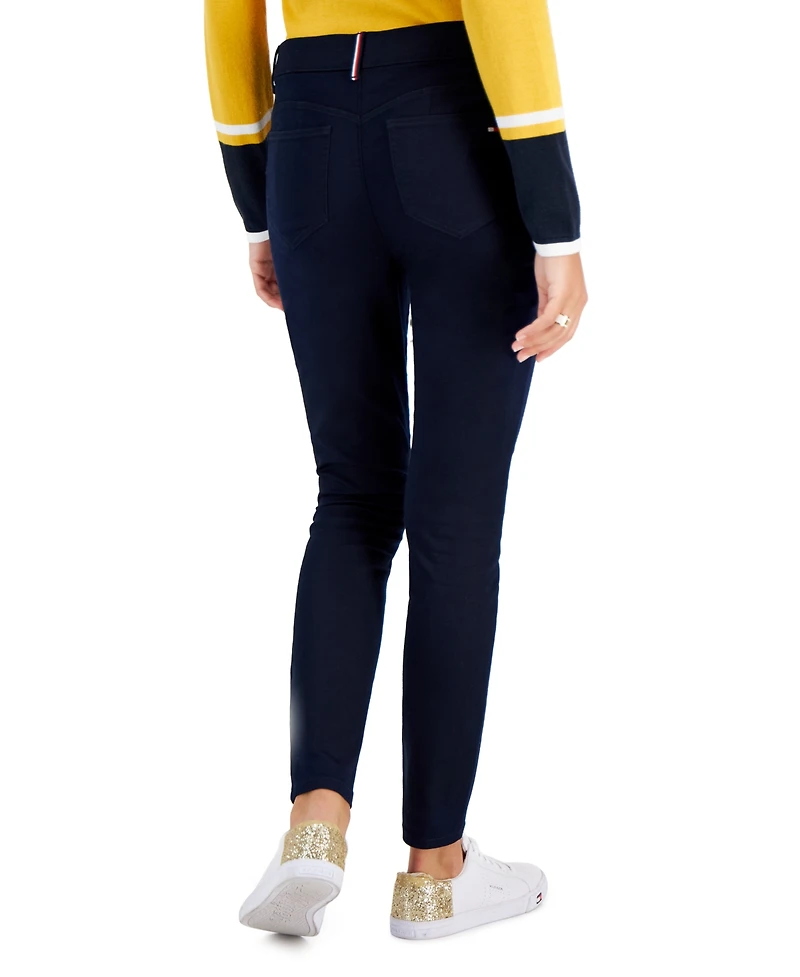 Tommy Hilfiger Women's Th Flex Waverly Sateen Skinny Pants