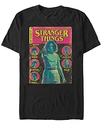 Stranger Things Men's Group Shot Comic Cover Short Sleeve T-Shirt