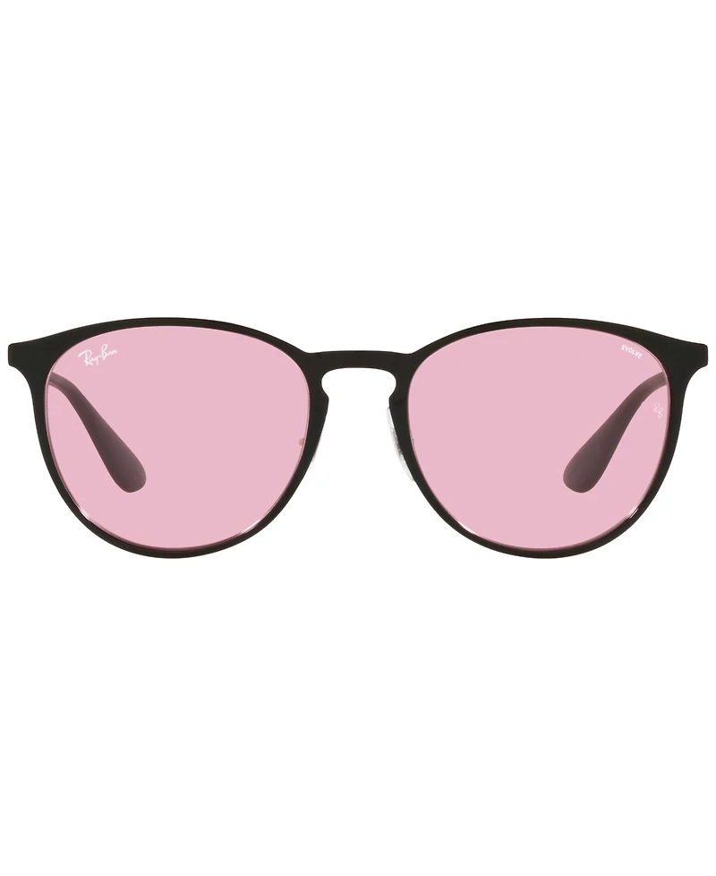 Ray-Ban Women's Photochromic Sunglasses, Erika Metal Evolve 54