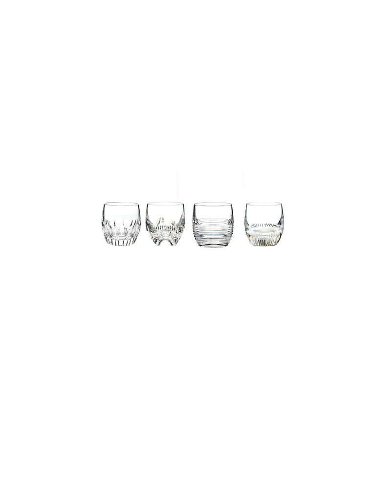 Mixology Mixed Tumbler 4 Piece Glass Set, 9 oz