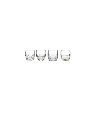 Mixology Mixed Tumbler 4 Piece Glass Set, 9 oz