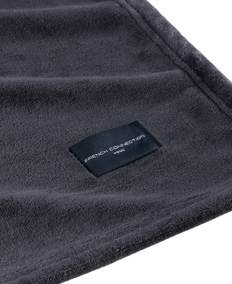 French Connection Plush Oversized Throw, 50" x 70"