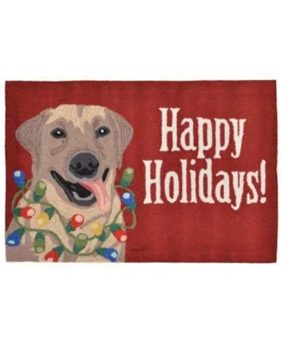 Liora Manne Frontporch Happy Holidays Area Rug