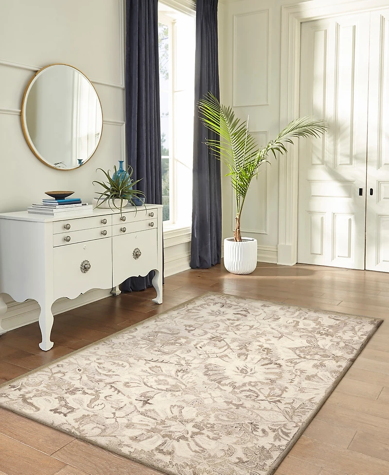Liora Manne' Hana Flora 7'6" x 9'6" Area Rug