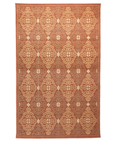 Liora Manne' Patio Suzani Diamonds 6'6" x 9'3" Outdoor Area Rug