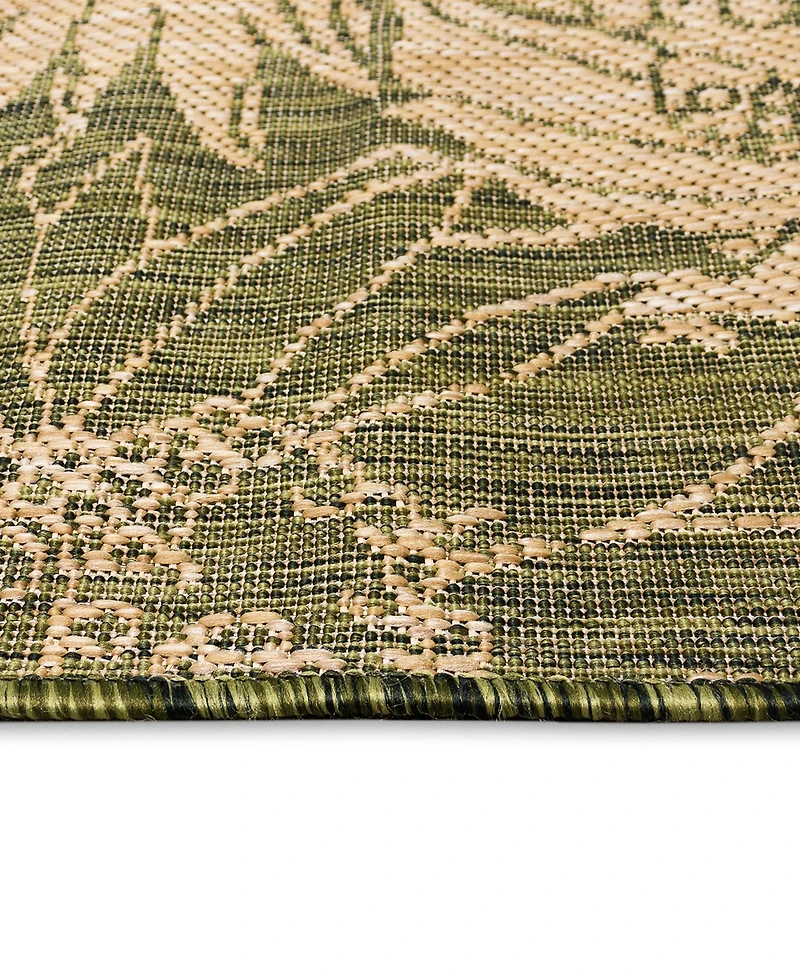 Liora Manne' Carmel Sunflower Field 4'10" x 7'6" Outdoor Area Rug