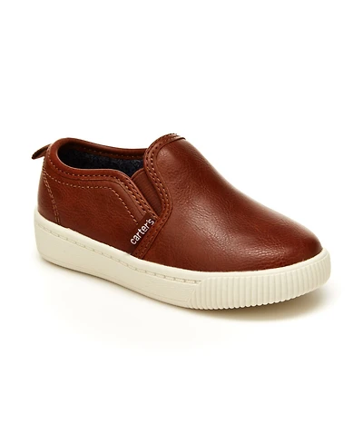 Carter's Toddler Boys Faux Leather Ricky Casual Slip On Shoes