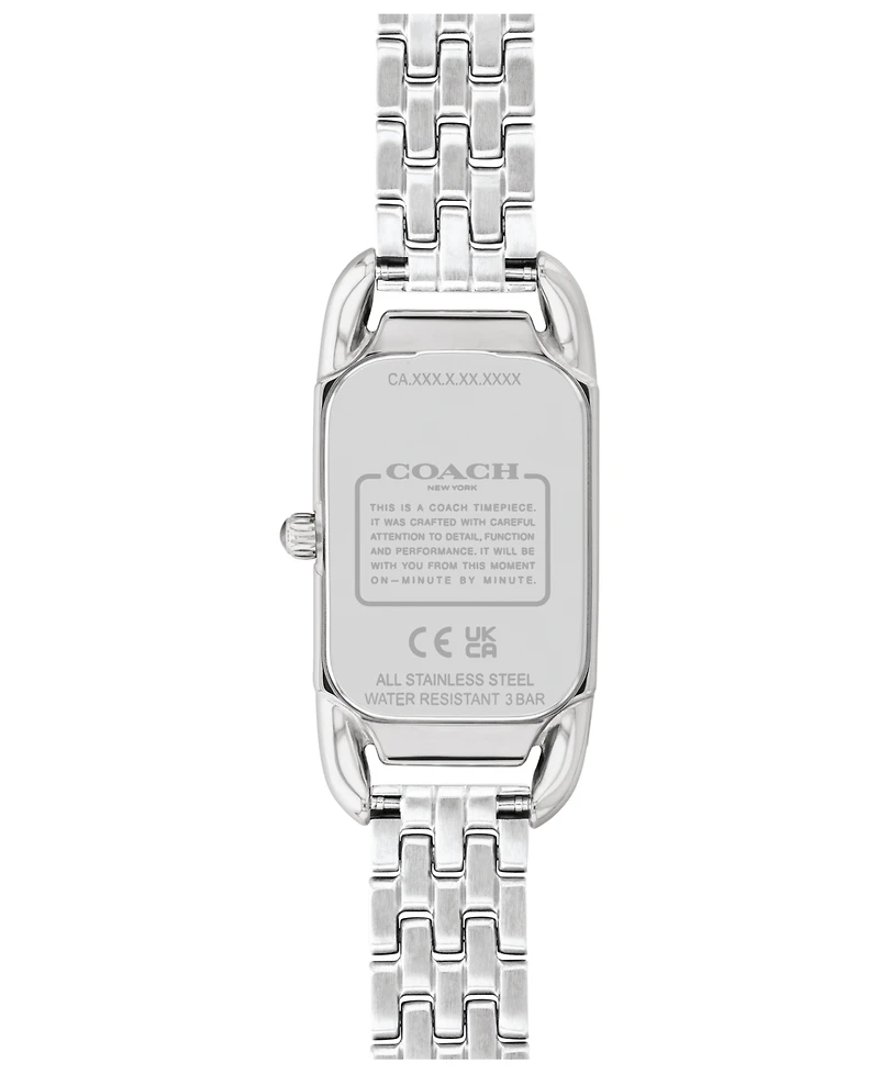 Coach Women's Cadie Stainless Steel Bracelet Watch 17.5mmX28.5mm