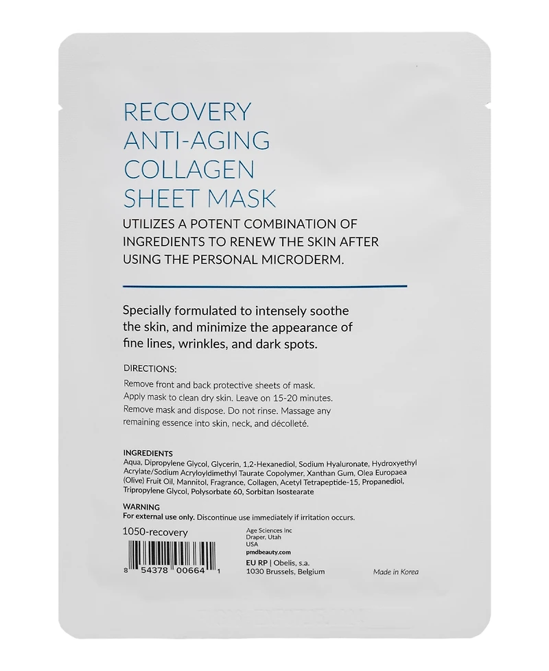 Pmd Recovery Collagen Infusing Facial Masks