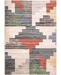 Closeout! Gemstone Deco Blocks 5'3" x 7'6" Area Rug