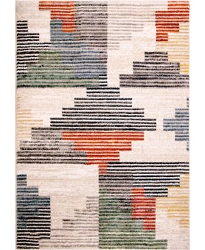 Closeout Gemstone Deco Blocks Area Rug