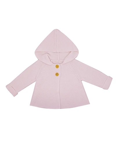 Baby Mode Signature Girls Long Sleeve Hooded Sweater