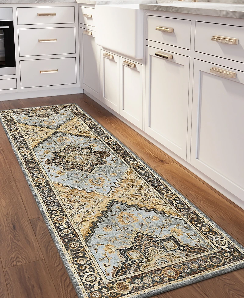 Dalyn Jericho Washable JC2 2'6" x 8' Runner Area Rug