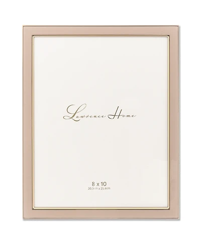 Metal and Enamel Picture Frame, 8" x 10"