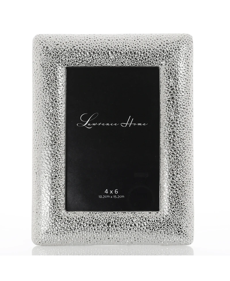 Pebble Design Metal Picture Frame, 4" x 6"