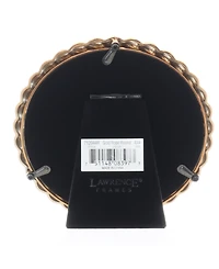 Round Metal Picture Frame With Rope Design