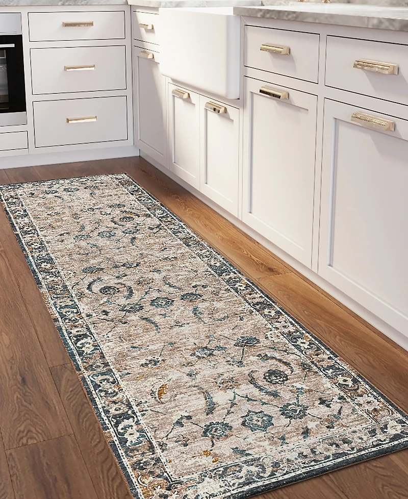 Dalyn Jericho Washable JC4 2'6" x 10' Runner Area Rug