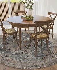 Dalyn Jericho Washable JC6 4' x Round Area Rug