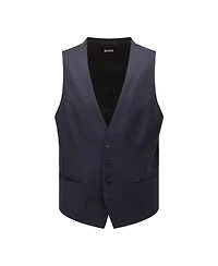 Boss by Hugo Men's Virgin-Wool Serge Slim-Fit Vest
