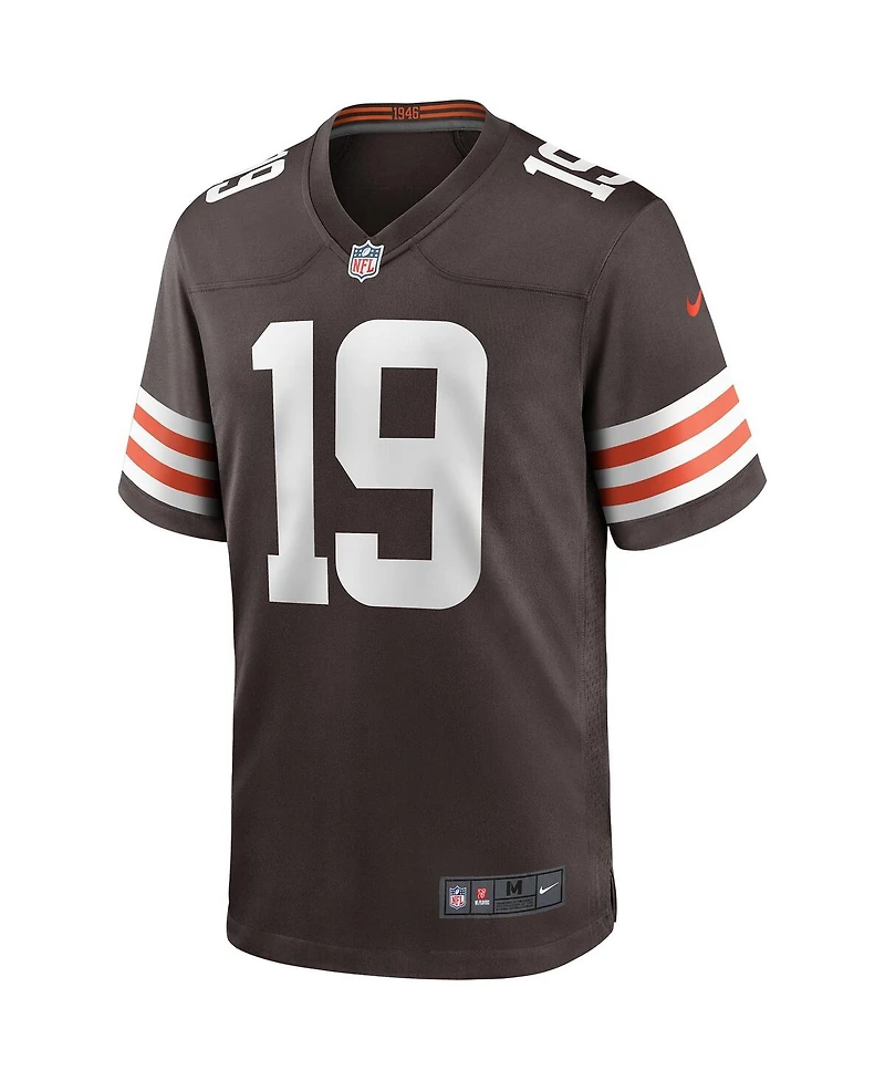 Men's Nike Bernie Kosar Brown Cleveland Browns Game Retired Player Jersey