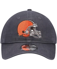 Men's New Era Graphite Cleveland Browns Icon Core Classic 2.0 9Twenty Adjustable Hat