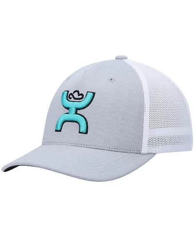 Men's Hooey Gray, White Coach Flex Hat