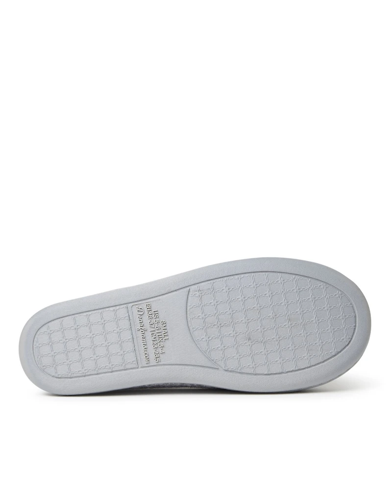 Dearfoams Women's Leslie Quilted Microfiber Terry Clog