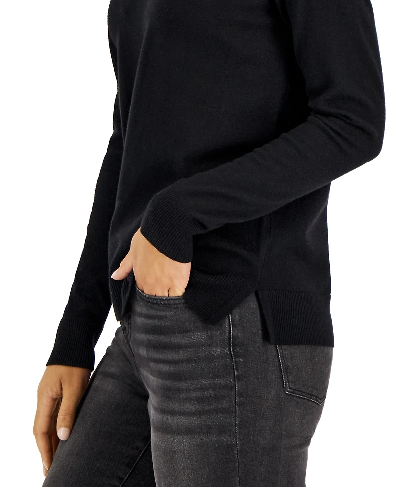 Style & Co Petite Crew-Neck Sweater, Created for Macy's