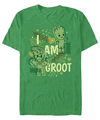 Men's Marvel Film I am Groot Cutesy Short Sleeve T-shirt