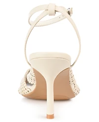 Journee Collection Women's Naommi Perforated Sandals
