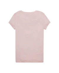 Polo Ralph Lauren Big Girls Cotton Jersey V-Neck T-shirt