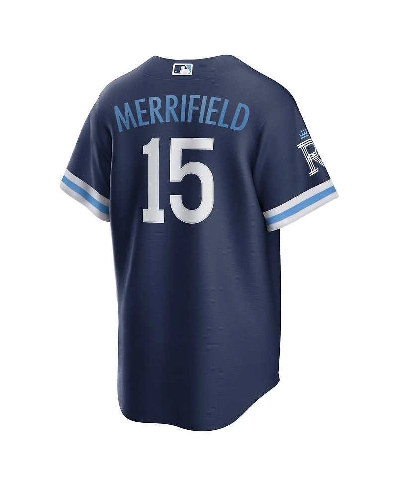 Men's Nike Navy Kansas City Royals Connect Replica Player Jersey