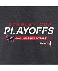 Men's Fanatics Charcoal Washington Capitals 2022 Stanley Cup Playoffs Playmaker T-shirt