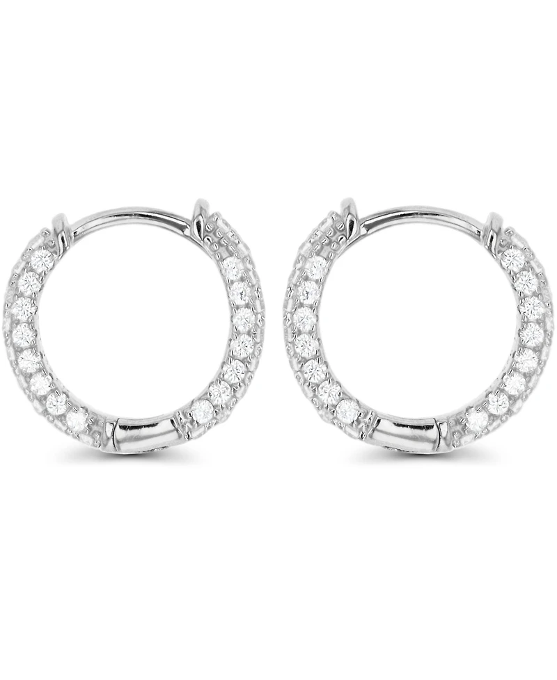 Hoop Earrings in 14K Gold Plated or Sterling Silver