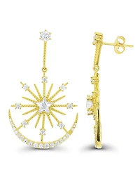 Dangling Earring 14K Gold Plated or Sterling Silver