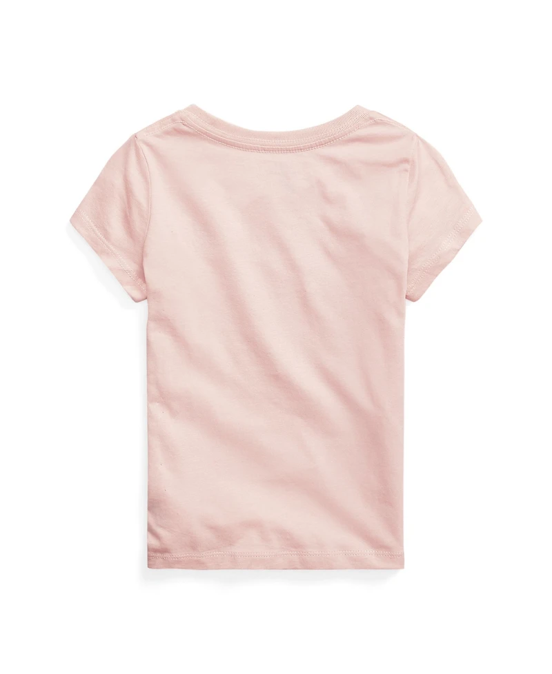 Polo Ralph Lauren Toddler and Little Girls Cotton Jersey Short Sleeve T-shirt