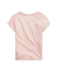 Polo Ralph Lauren Toddler and Little Girls Cotton Jersey Short Sleeve T-shirt