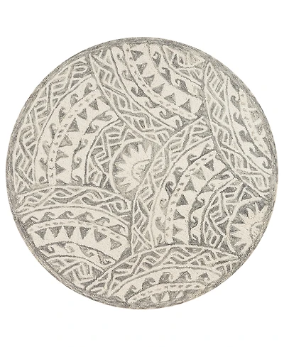 Lr Home Radiance Rdc-087 4' x 4' Round Area Rug