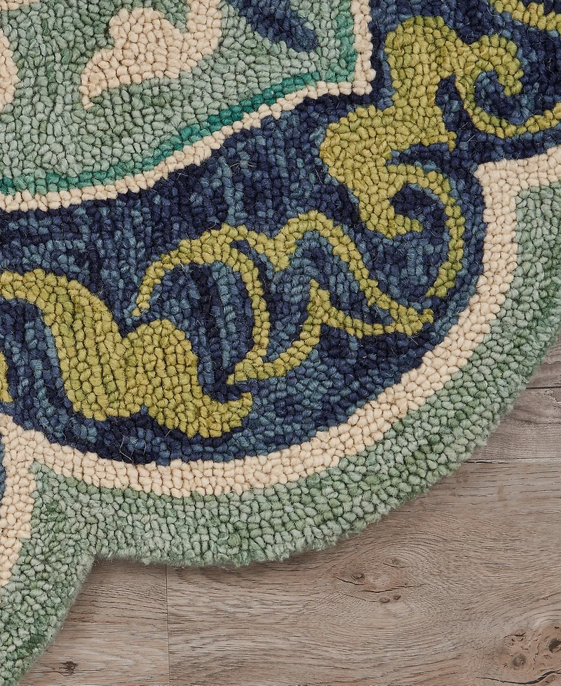Lr Home Radiance Rdc-077 6' x 6' Round Area Rug