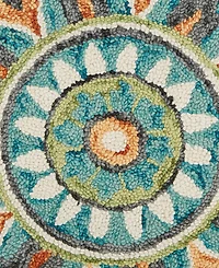 Lr Home Radiance Rdc-085 4' x 4' Round Area Rug