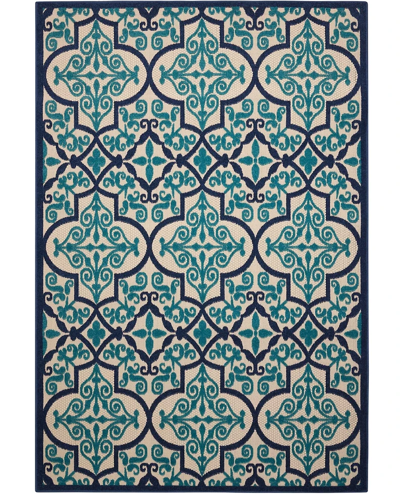 Nourison Home Aloha ALH14 5'3" x 7'5" Outdoor Area Rug