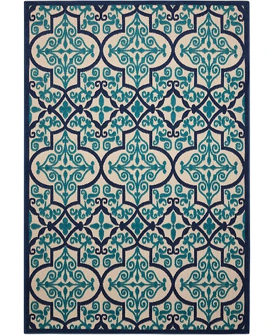 Nourison Home Aloha ALH14 5'3" x 7'5" Outdoor Area Rug
