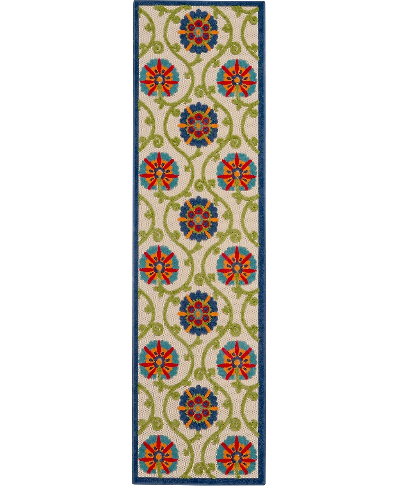 Nourison Home Aloha ALH19 2' x 6' Runner Rug