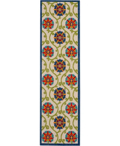 Nourison Home Aloha ALH19 2' x 6' Runner Rug