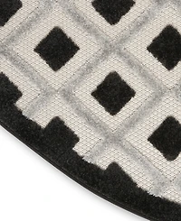 Nourison Home Aloha ALH26 7'10" x Round Outdoor Area Rug