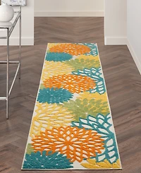 Nourison Home Aloha ALH05 2'3" x 12' Runner Rug