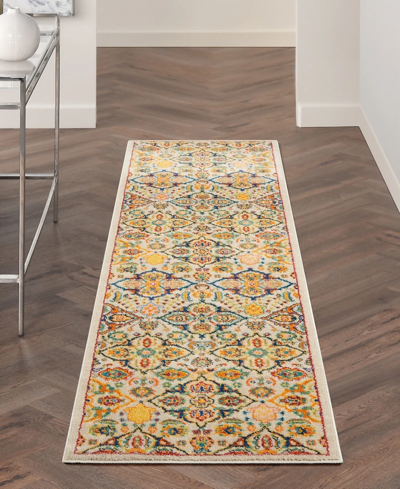 Nourison Home Allur ALR03 2'3" x 7'6" Runner Rug