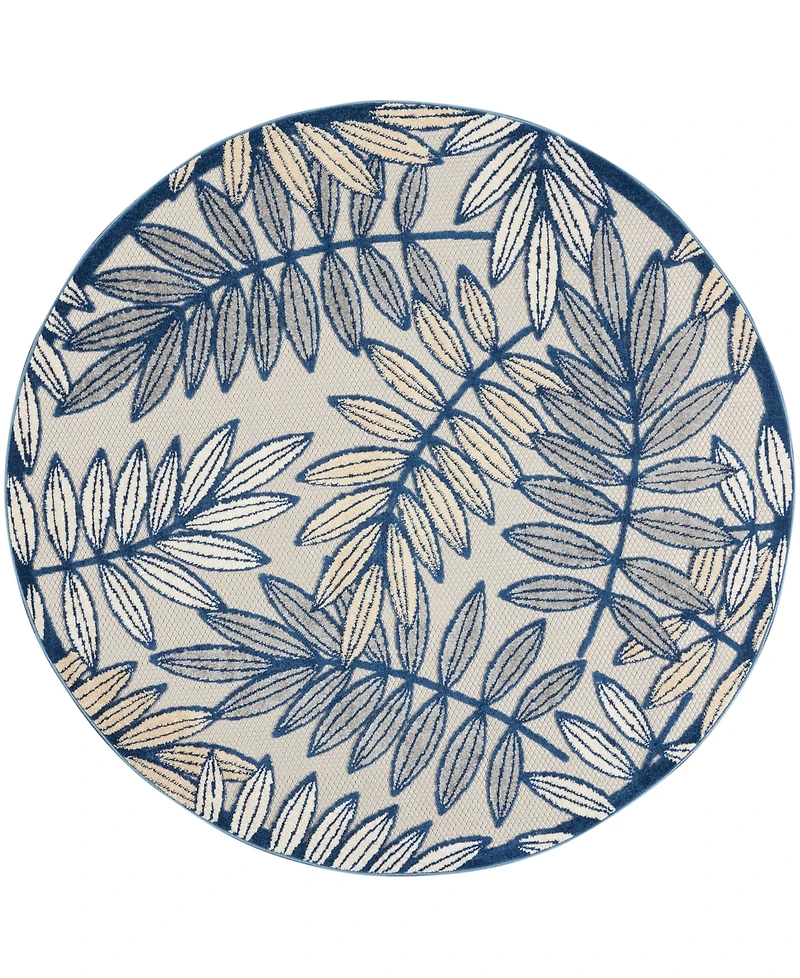 Nourison Home Aloha ALH18 5'3" x Round Area Rug