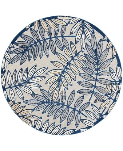 Nourison Home Aloha ALH18 5'3" x Round Area Rug
