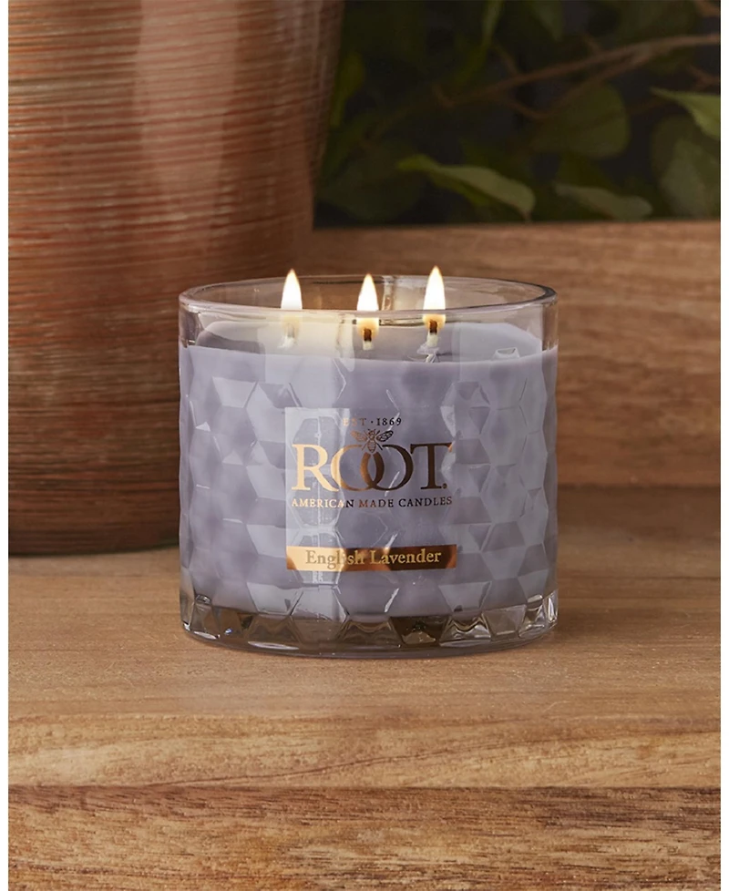 English Lavender Fragrance Honeycomb Glass Jar Candle